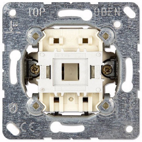 Переключатель без накладки без рамки Jung EcoProfi 1-кл. перекрестный фото Переключатель без накладки без рамки Jung EcoProfi 1-кл. перекрестный картинка